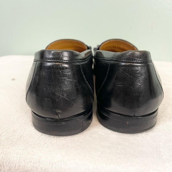 Mezlan Santander Men's Black Leather Kiltie Tassel Loafer Shoes Size 11M - Picture 7 of 12